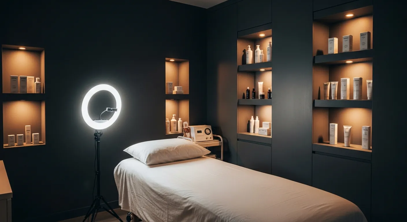 Interior del estudio de microblading Claudia Vera en Majadahonda Madrid
